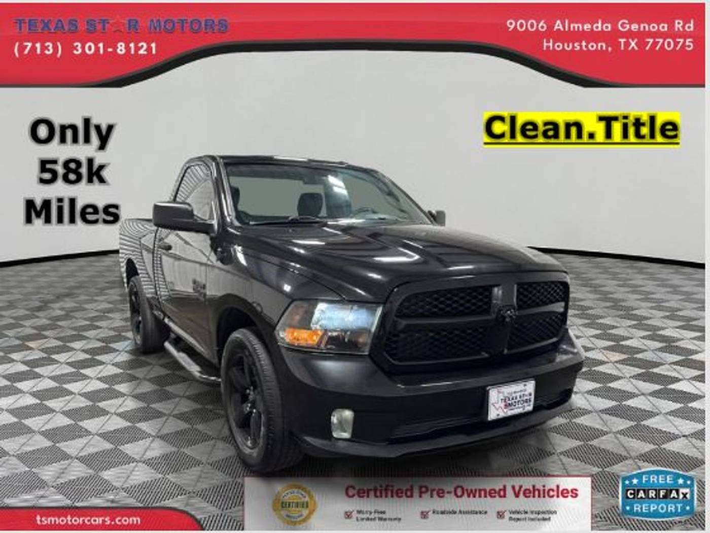 2019 Ram 1500 Classic Express — Pickup Truck — 58,252 mi — Houston, TX