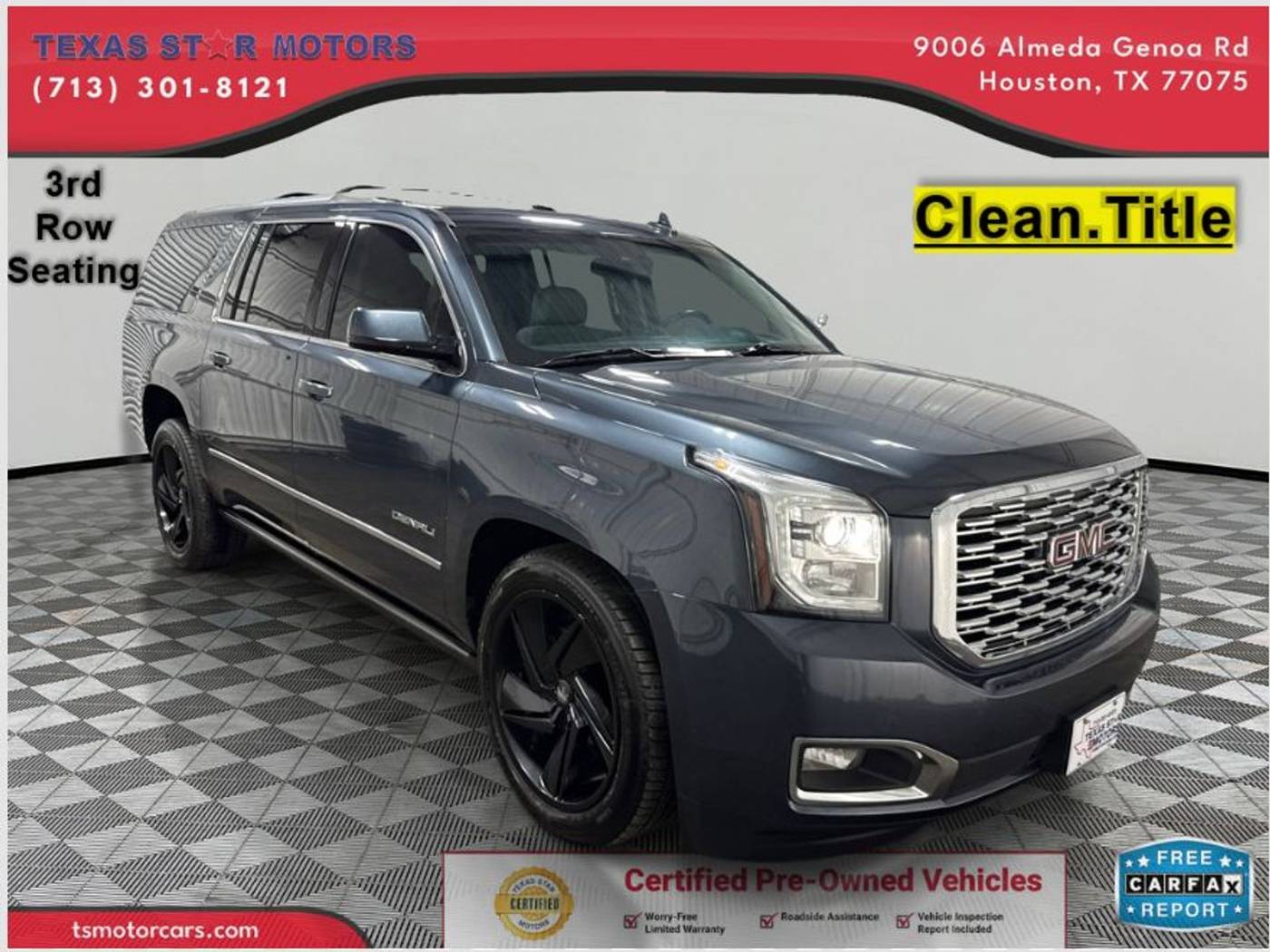 2019 GMC Yukon Denali — SUV — 100,879 mi — Houston, TX