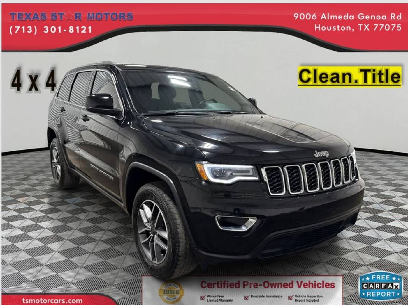 2020 Jeep Grand Cherokee Laredo E — SUV — 58,875 mi — Houston, TX
