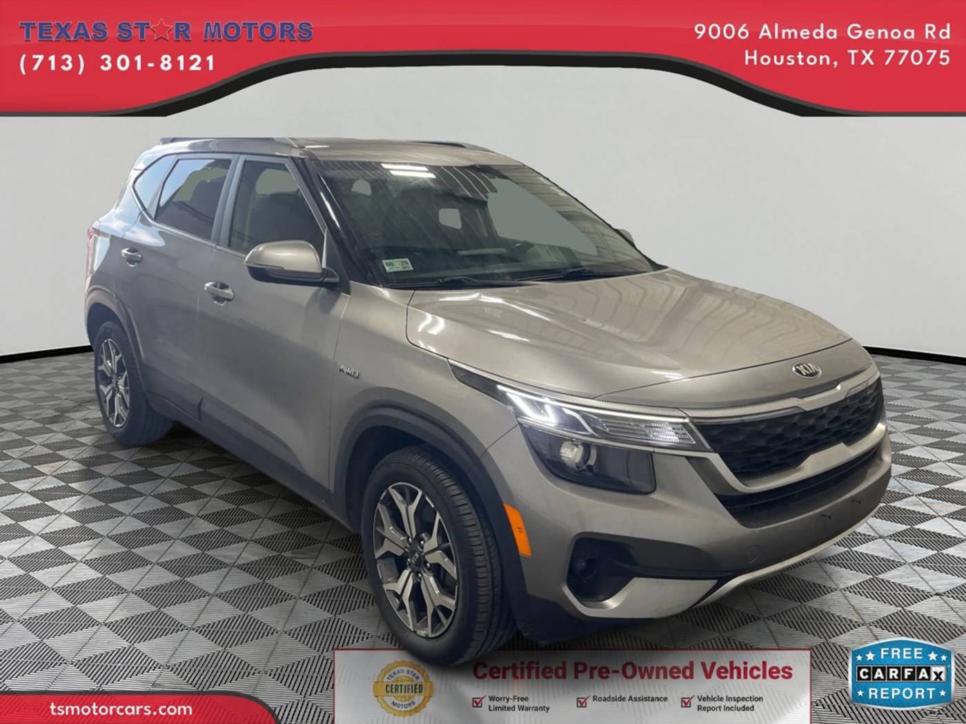 2021 Kia Seltos EX — SUV — 60,529 mi — Houston, TX
