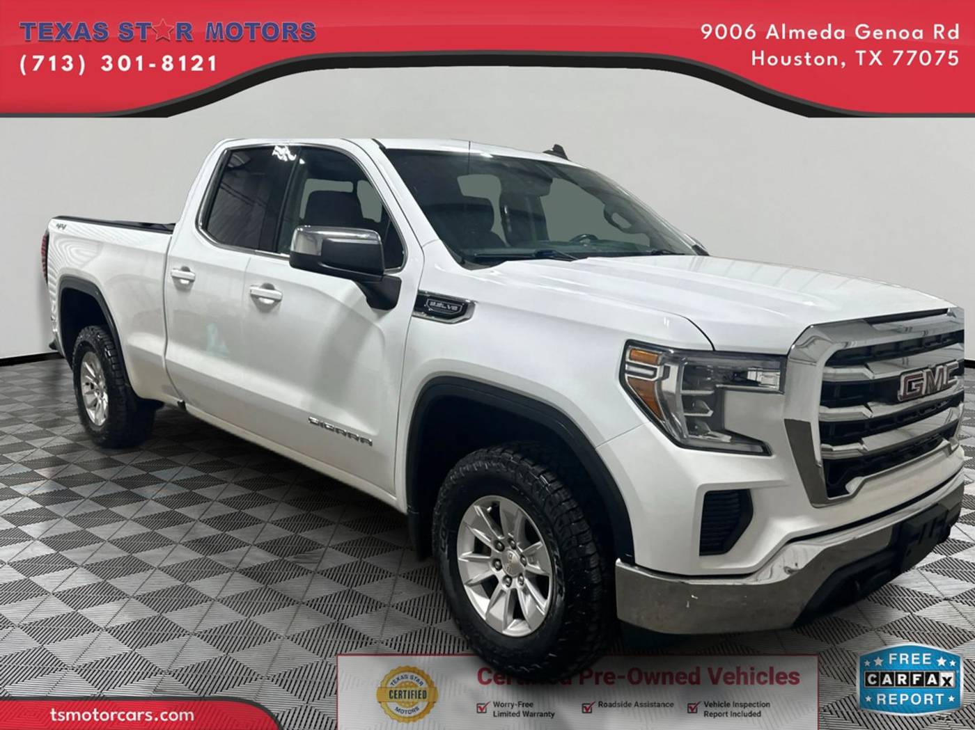 2019 GMC Sierra 1500 SLE — Pickup Truck — 78,101 mi — Houston, TX