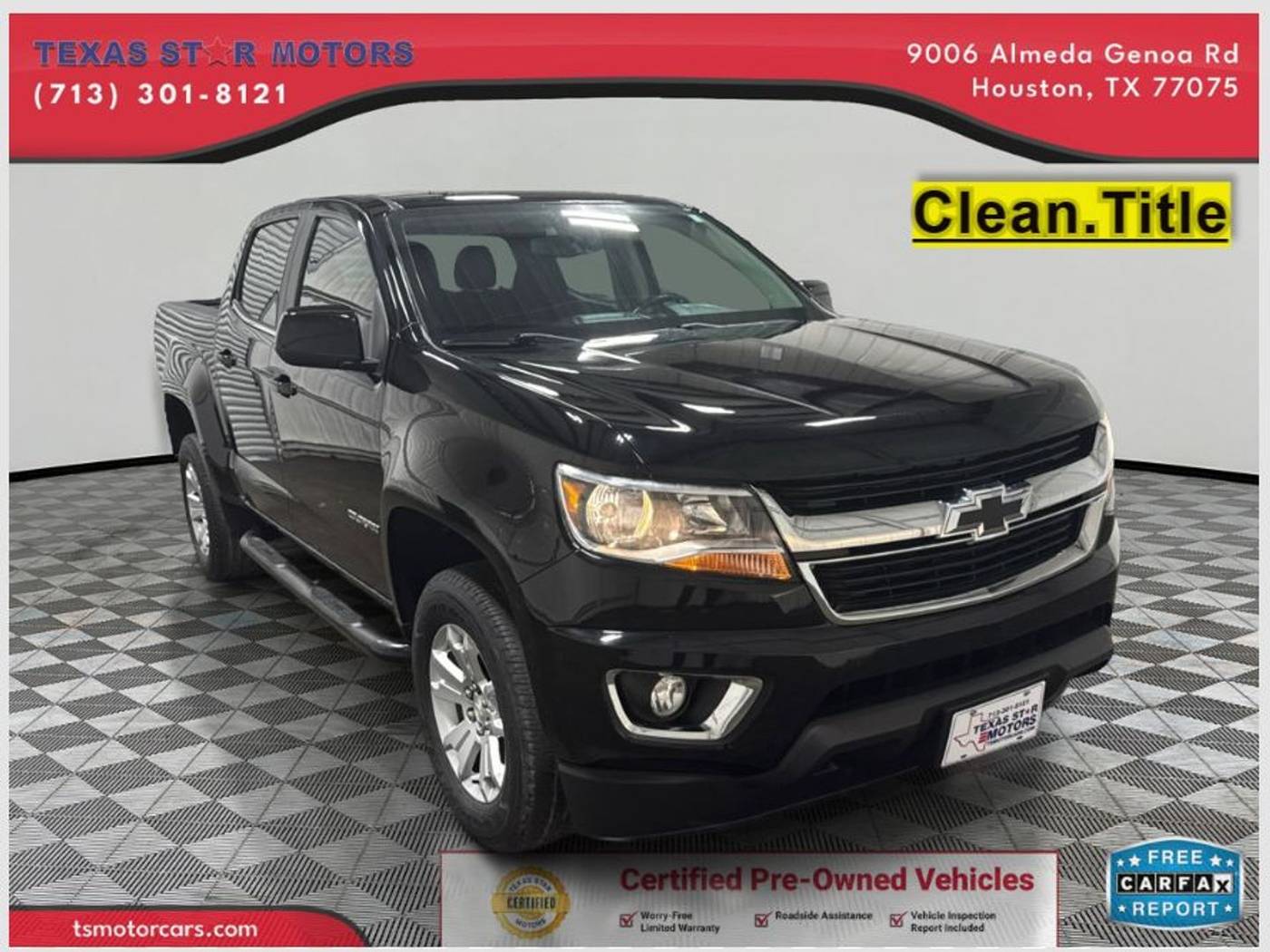 2019 Chevrolet Colorado LT — Pickup Truck — 66,062 mi — Houston, TX