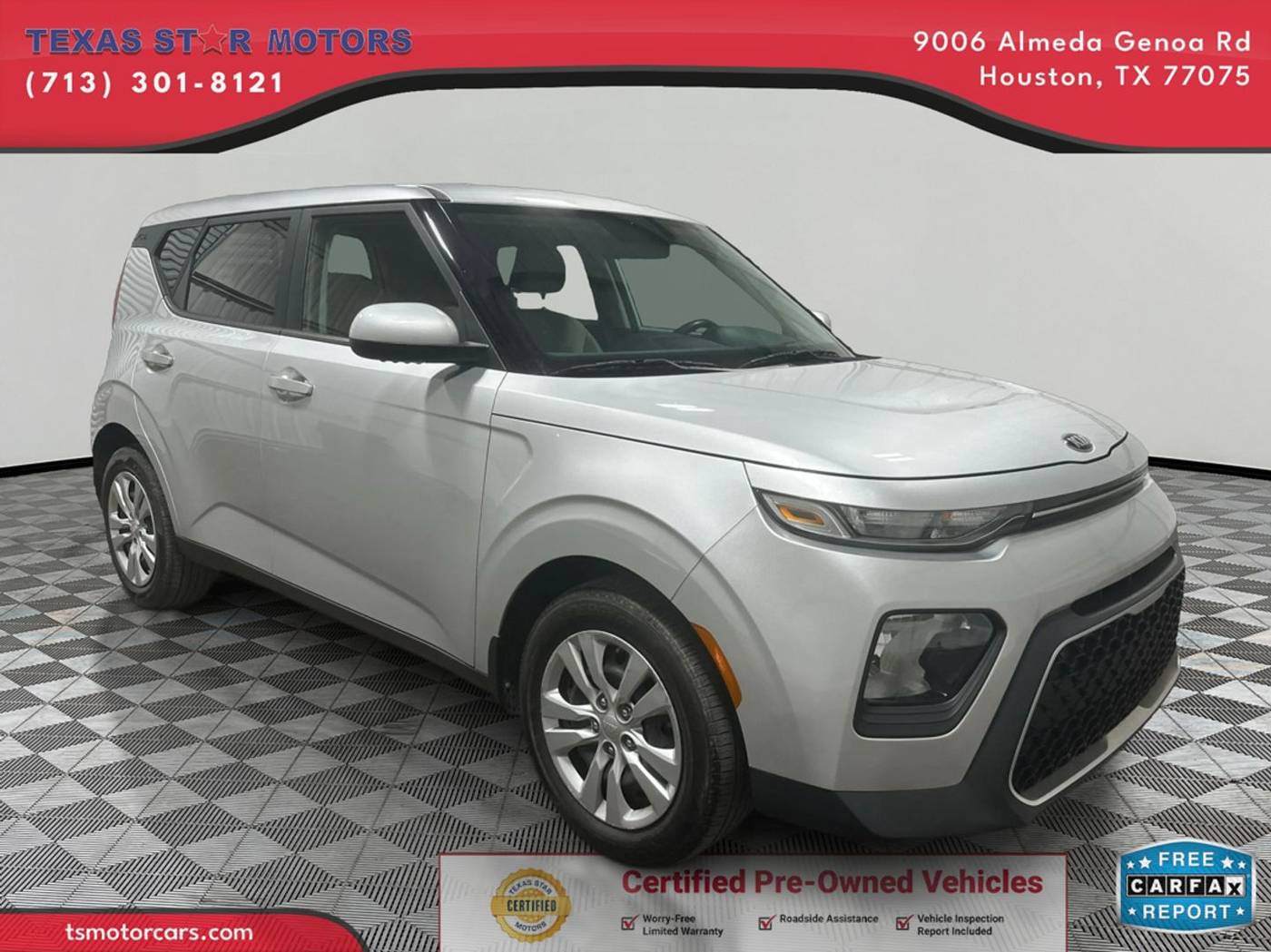2021 Kia Soul LX — Hatchback — 20,420 mi — Houston, TX