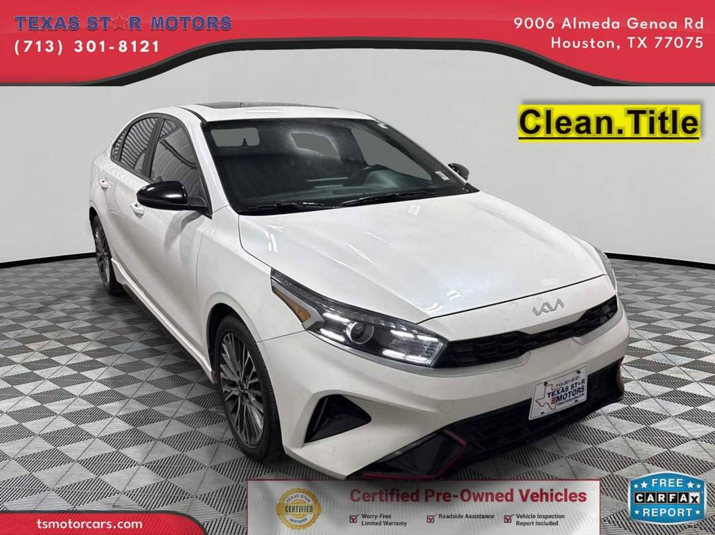 2022 Kia Forte GT-Line — Sedan — 93,039 mi — Houston, TX