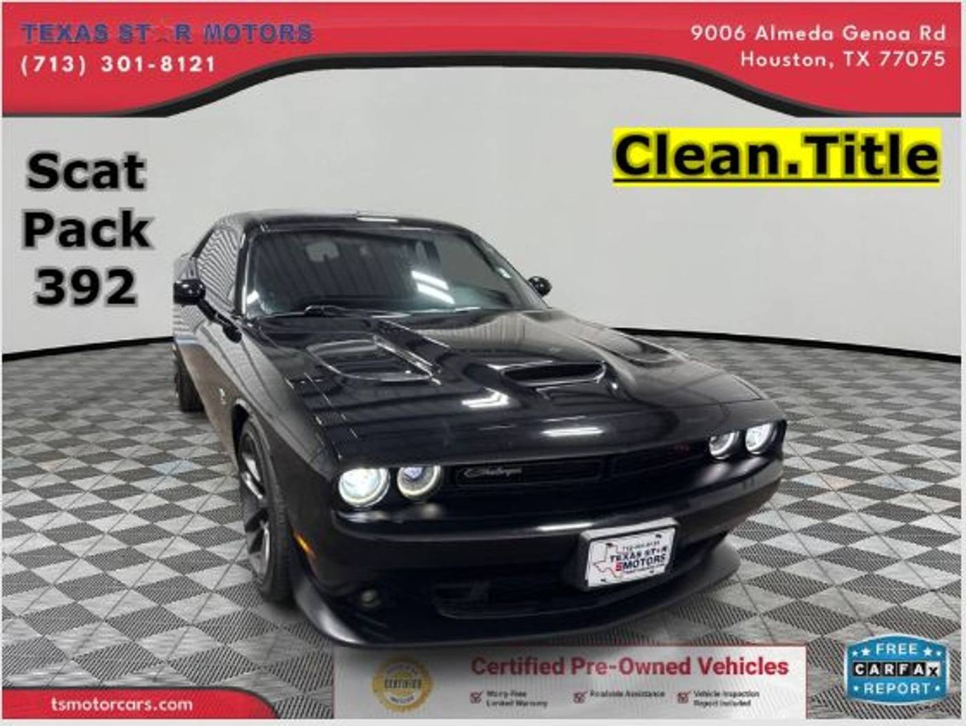 2022 Dodge Challenger R/T Scat Pack — Coupe — 35,399 mi — Houston, TX