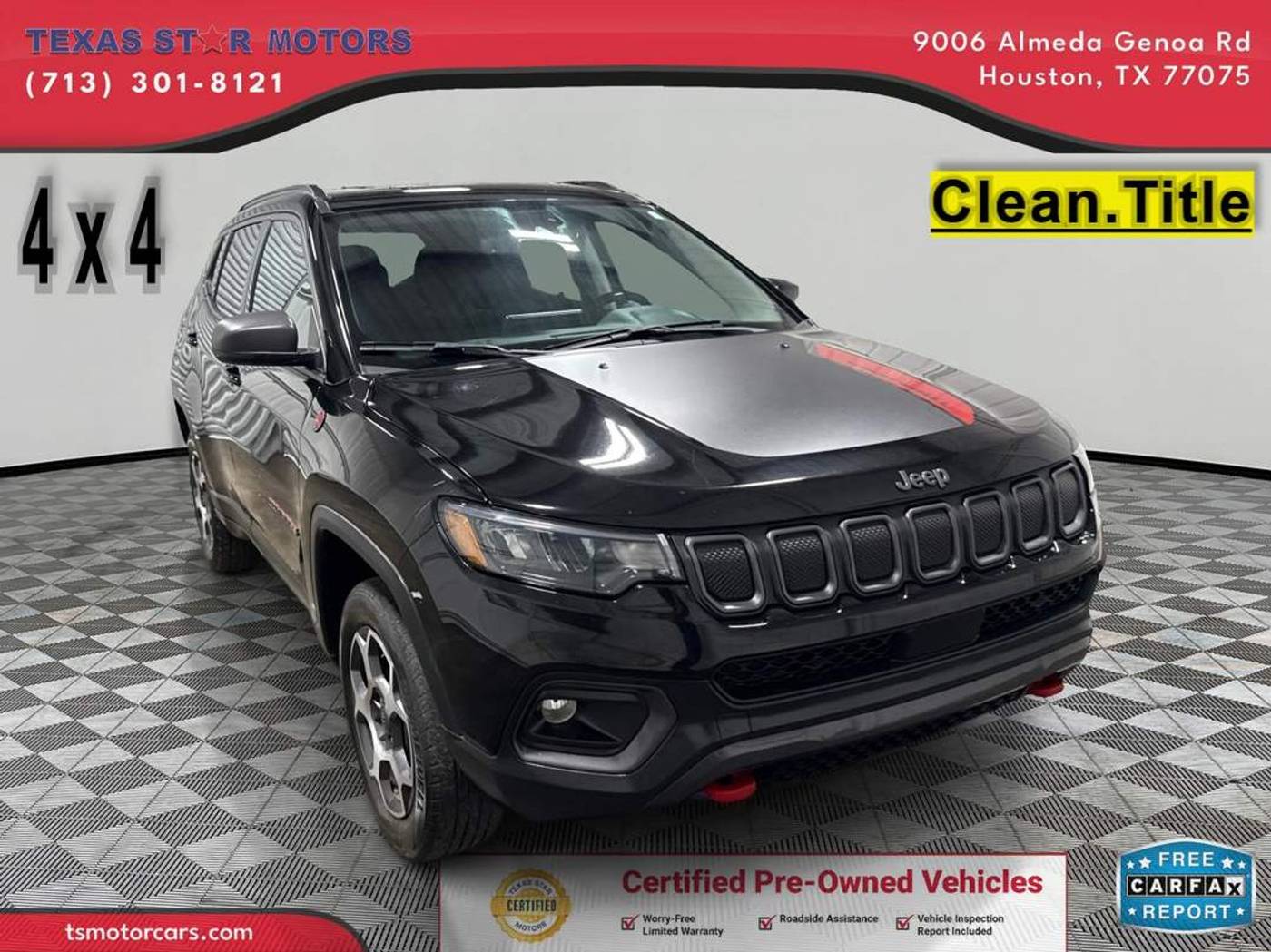 2022 Jeep Compass Trailhawk — SUV — 60,168 mi — Houston, TX