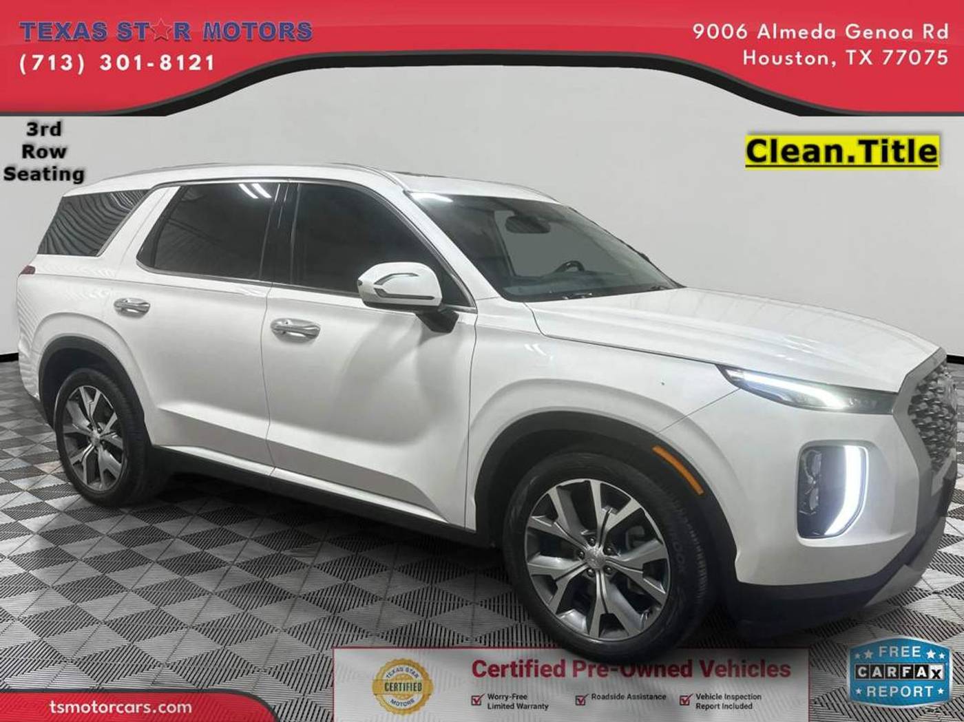 2021 Hyundai Palisade SEL — SUV — 68,656 mi — Houston, TX
