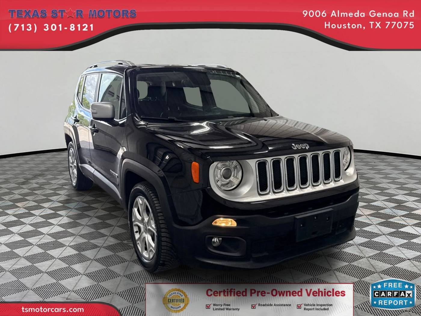 2018 Jeep Renegade Limited — SUV — 32,547 mi — Houston, TX