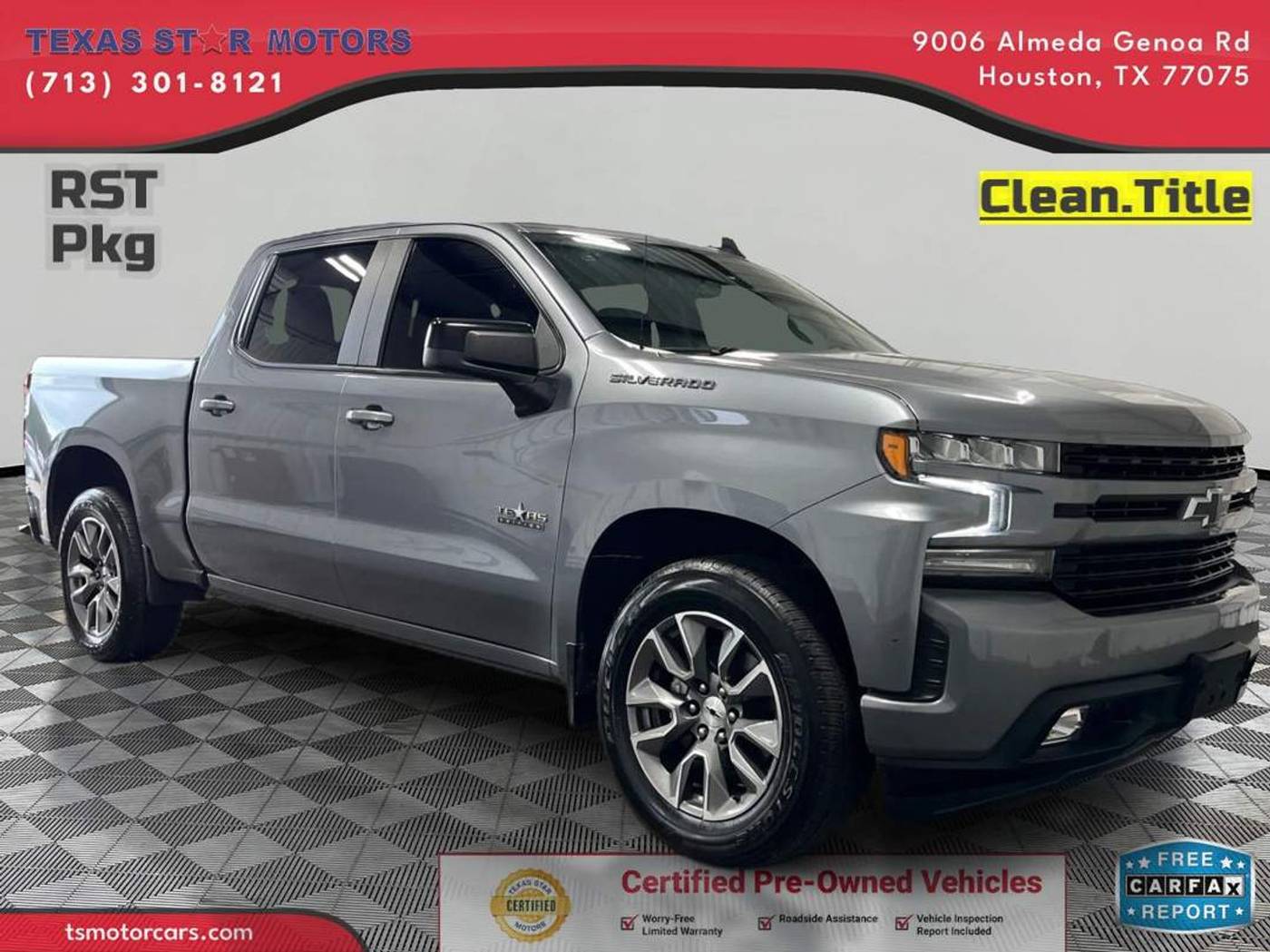 2021 Chevrolet Silverado 1500 RST — Pickup Truck — 110,583 mi — Houston, TX
