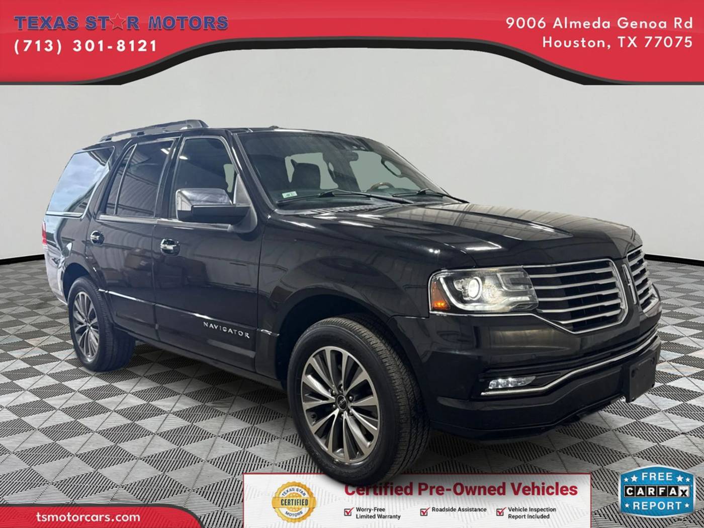 2015 Lincoln Navigator Standard — SUV — 84,189 mi — Houston, TX