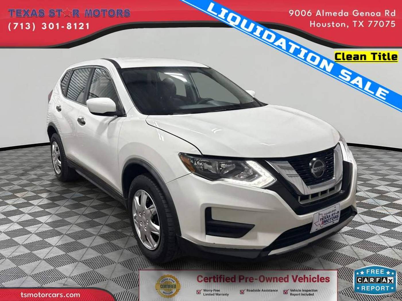 2018 Nissan Rogue S — SUV — 94,608 mi — Houston, TX