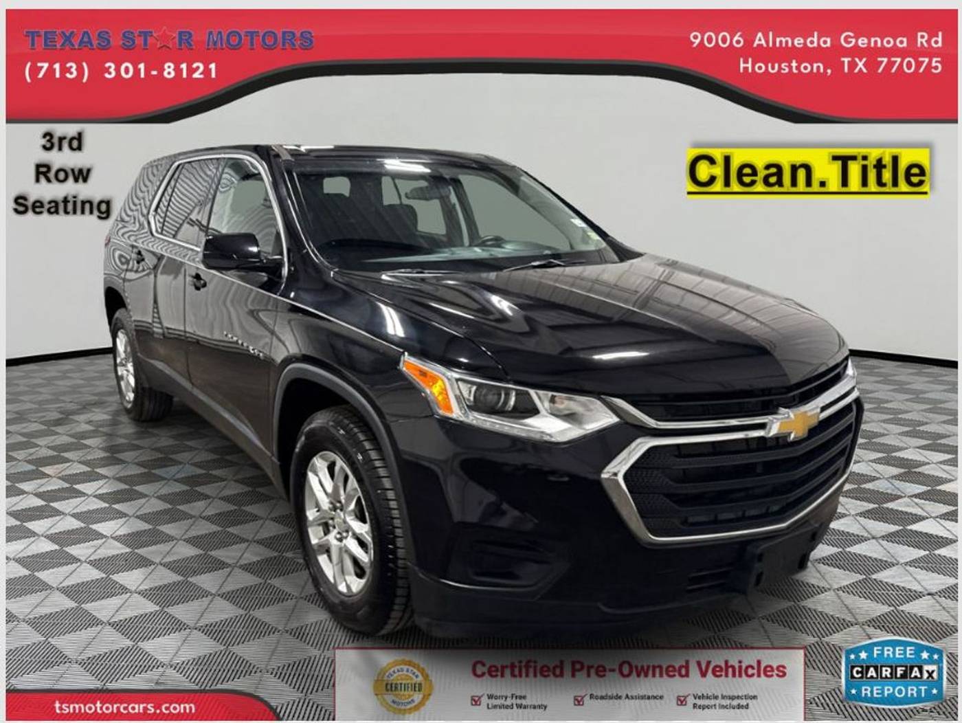 2020 Chevrolet Traverse LS — SUV — 63,985 mi — Houston, TX