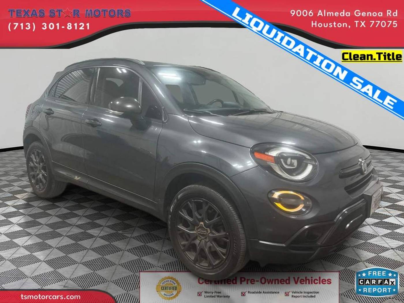 2019 FIAT 500X Trekking — SUV — 86,530 mi — Houston, TX