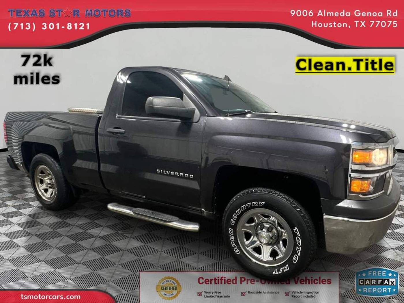 2015 Chevrolet Silverado 1500 LS — Pickup Truck — 72,994 mi — Houston, TX