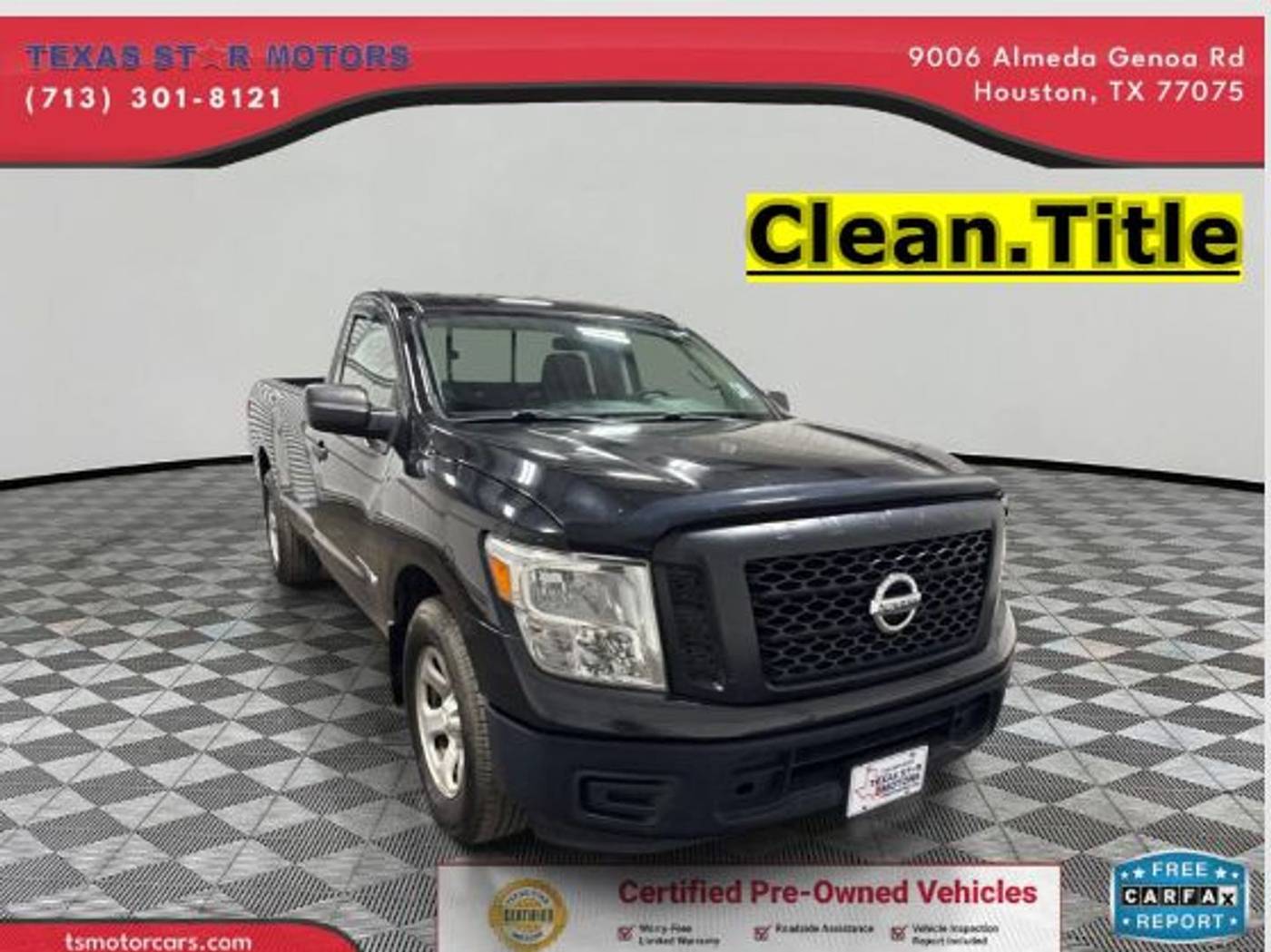 2018 Nissan Titan S — Pickup Truck — 84,374 mi — Houston, TX