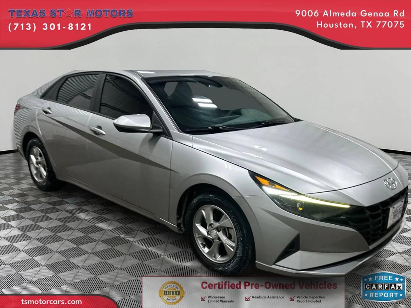 2021 Hyundai Elantra SE — Sedan — 125,513 mi — Houston, TX