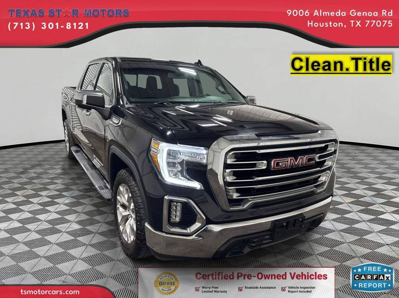 2021 GMC Sierra 1500 SLT — Pickup Truck — 99,384 mi — Houston, TX