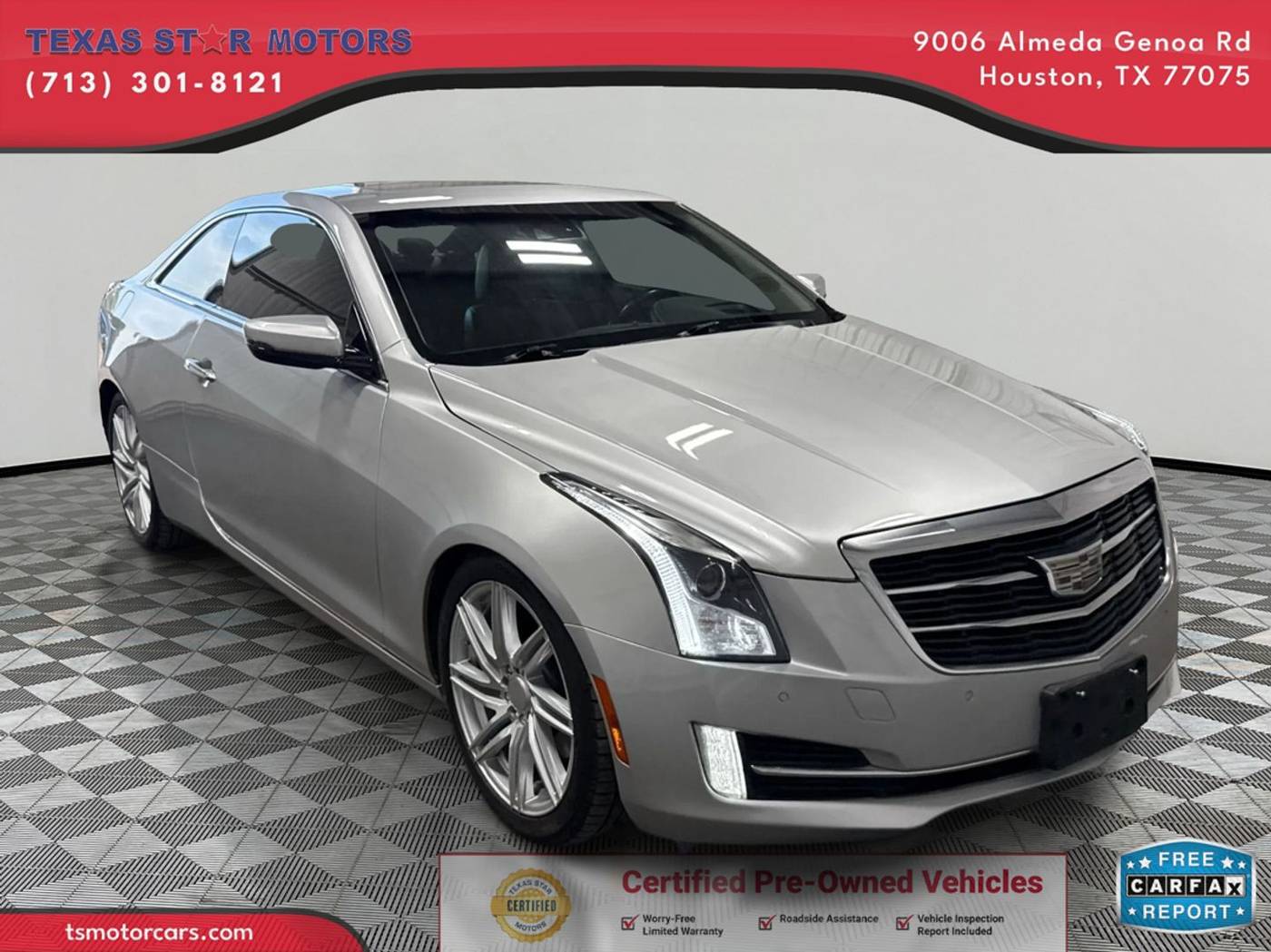 2018 Cadillac ATS Premium Performance — Coupe — 79,540 mi — Houston, TX