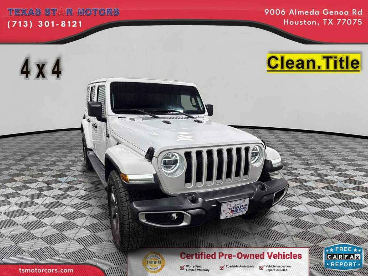 2018 Jeep Wrangler Sahara — SUV — 60,561 mi — Houston, TX