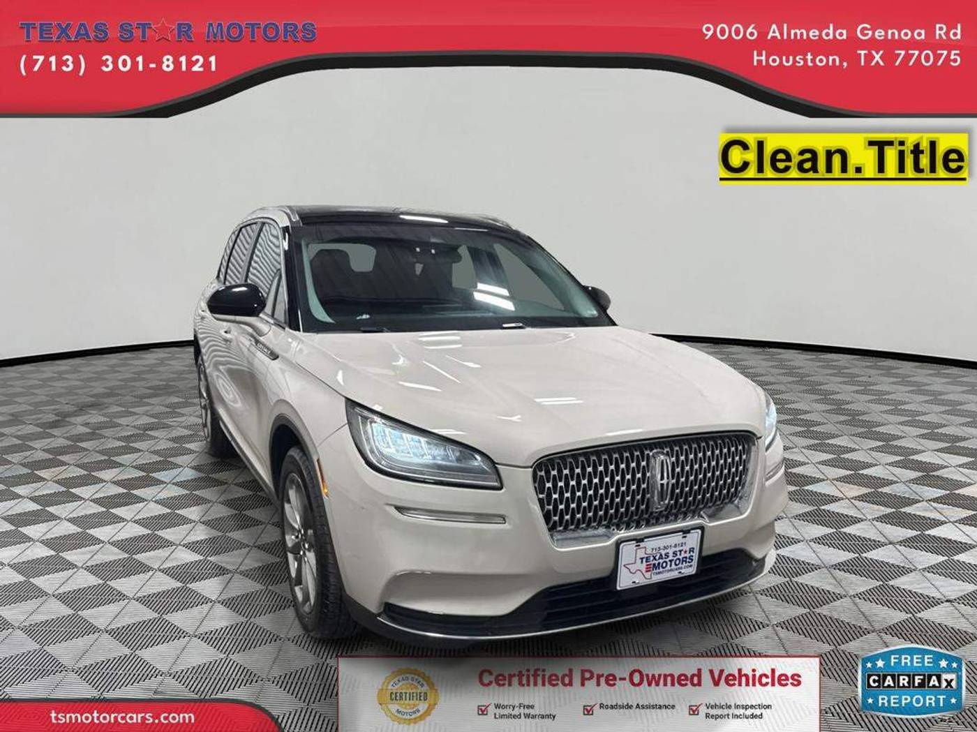 2021 Lincoln Corsair Standard — SUV — 80,290 mi — Houston, TX