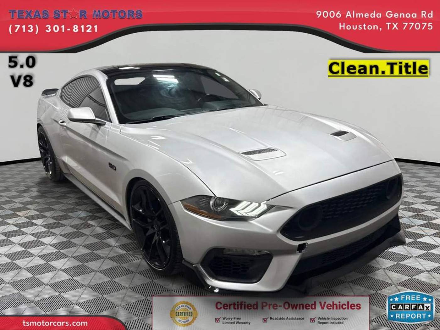 2019 Ford Mustang GT — Coupe — 72,619 mi — Houston, TX