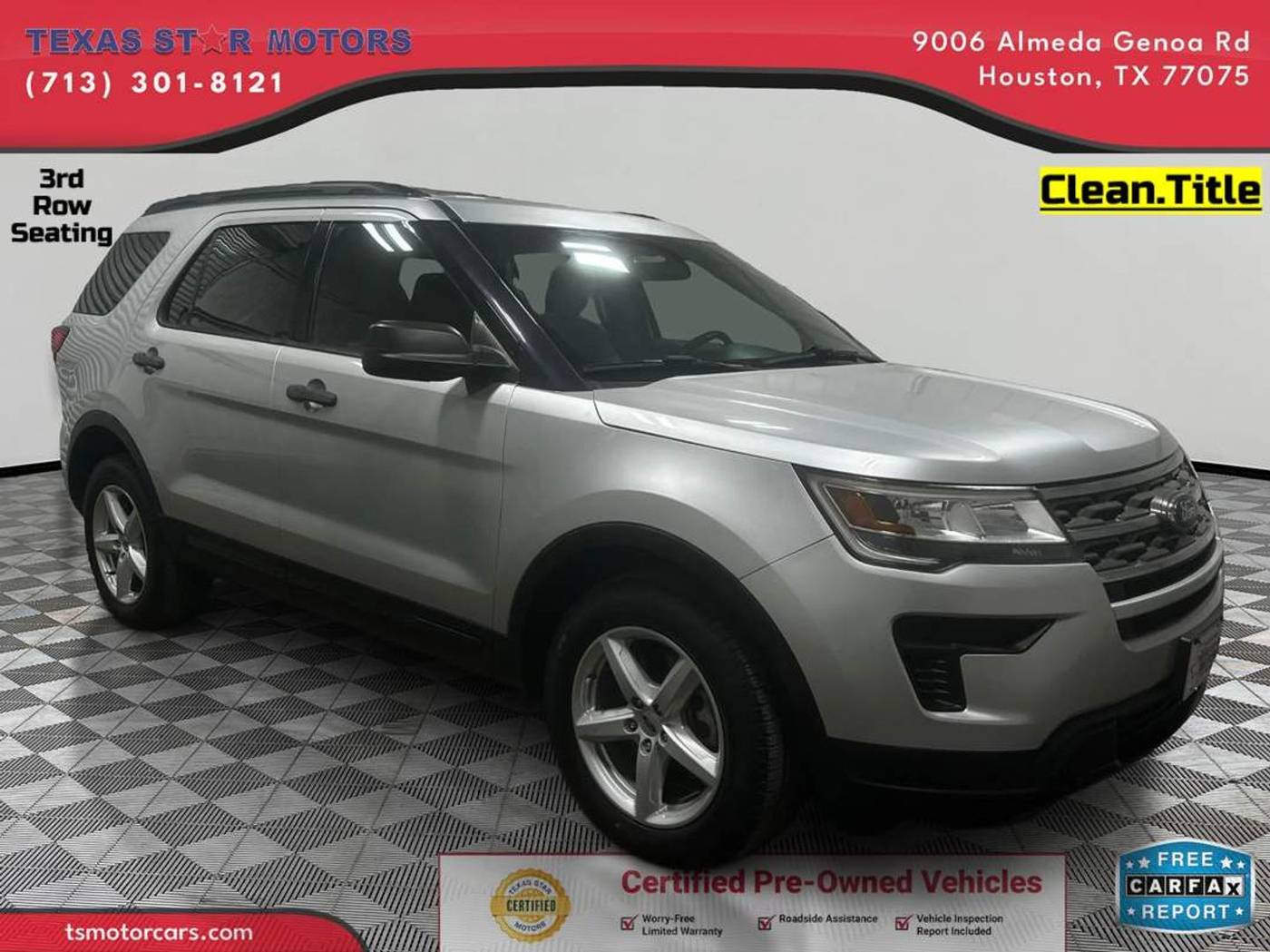 2019 Ford Explorer Base — SUV — 30,366 mi — Houston, TX