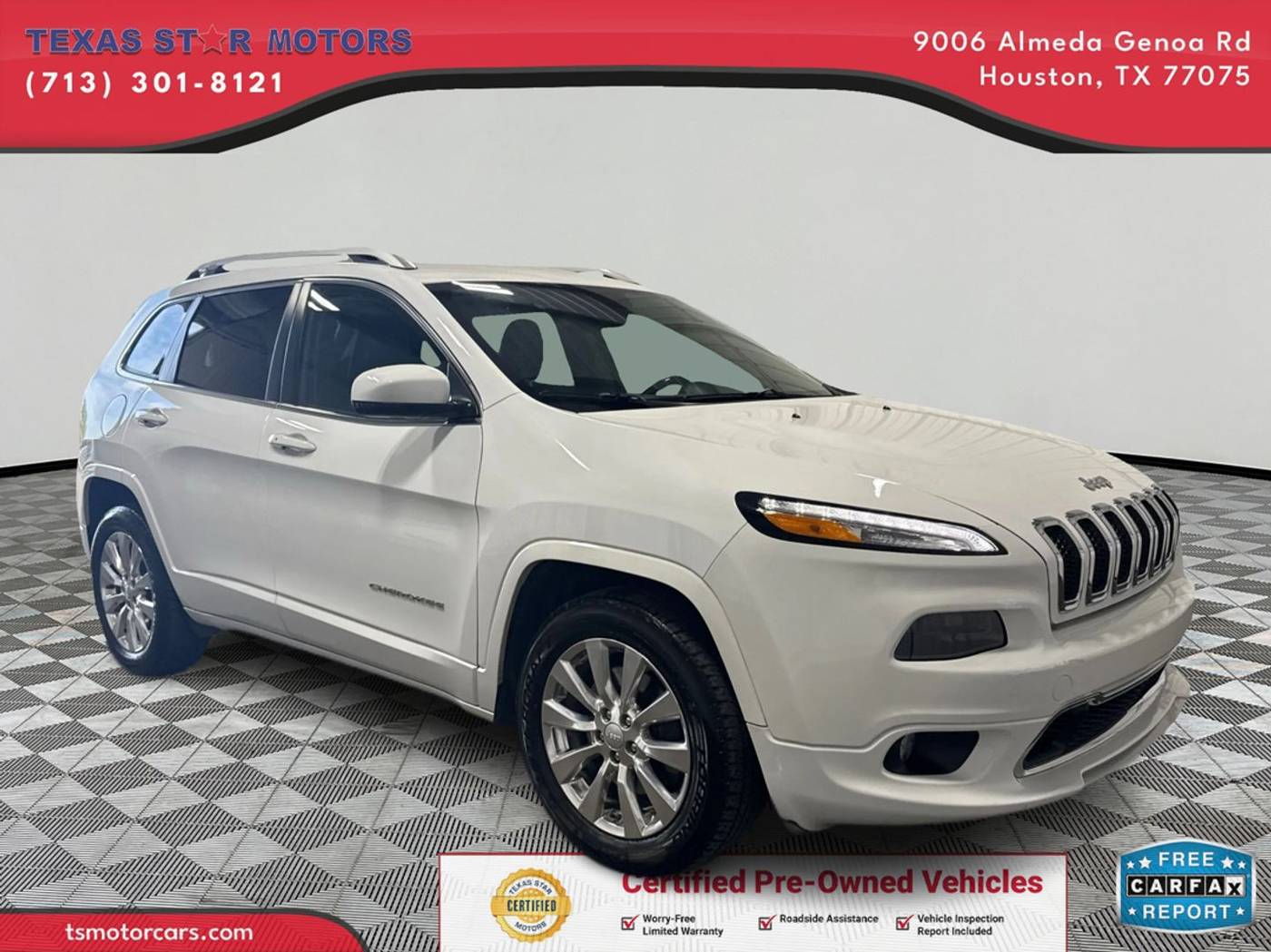 2018 Jeep Cherokee Overland — SUV — 50,681 mi — Houston, TX