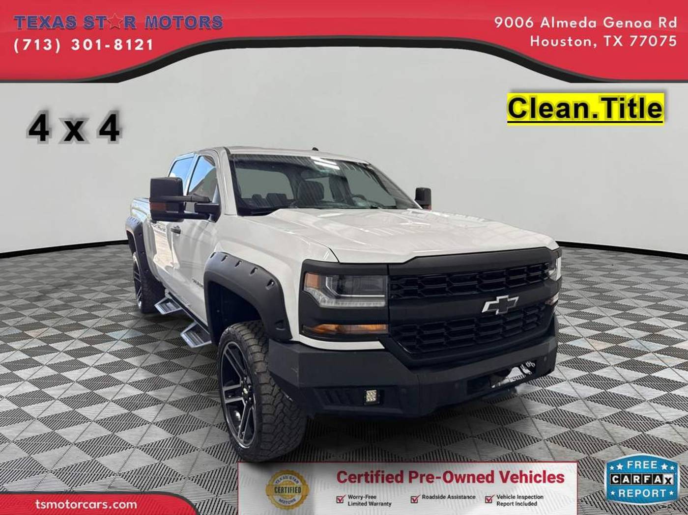 2018 Chevrolet Silverado 1500 WT — Pickup Truck — 97,339 mi — Houston, TX