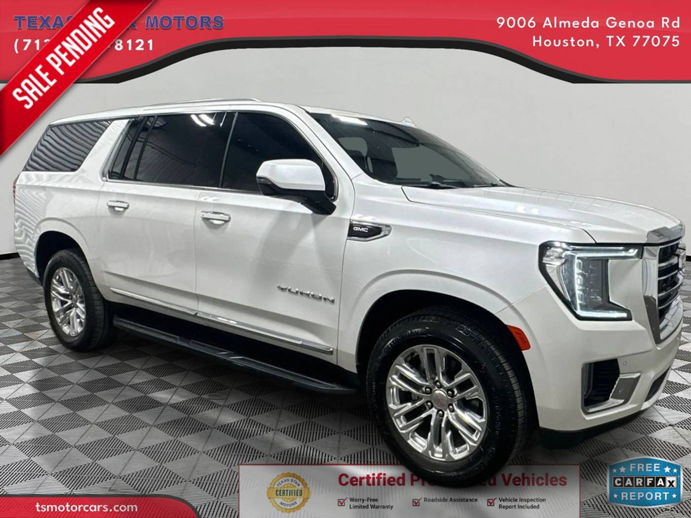 2021 GMC Yukon SLT — SUV — 105,781 mi — Houston, TX