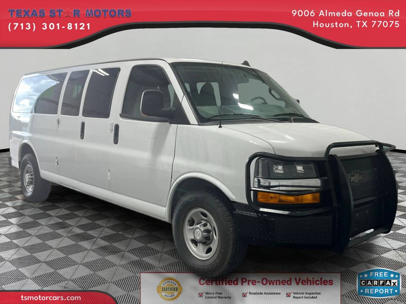 2017 Chevrolet Express Passenger LT — Passenger Van — 62,585 mi — Houston, TX