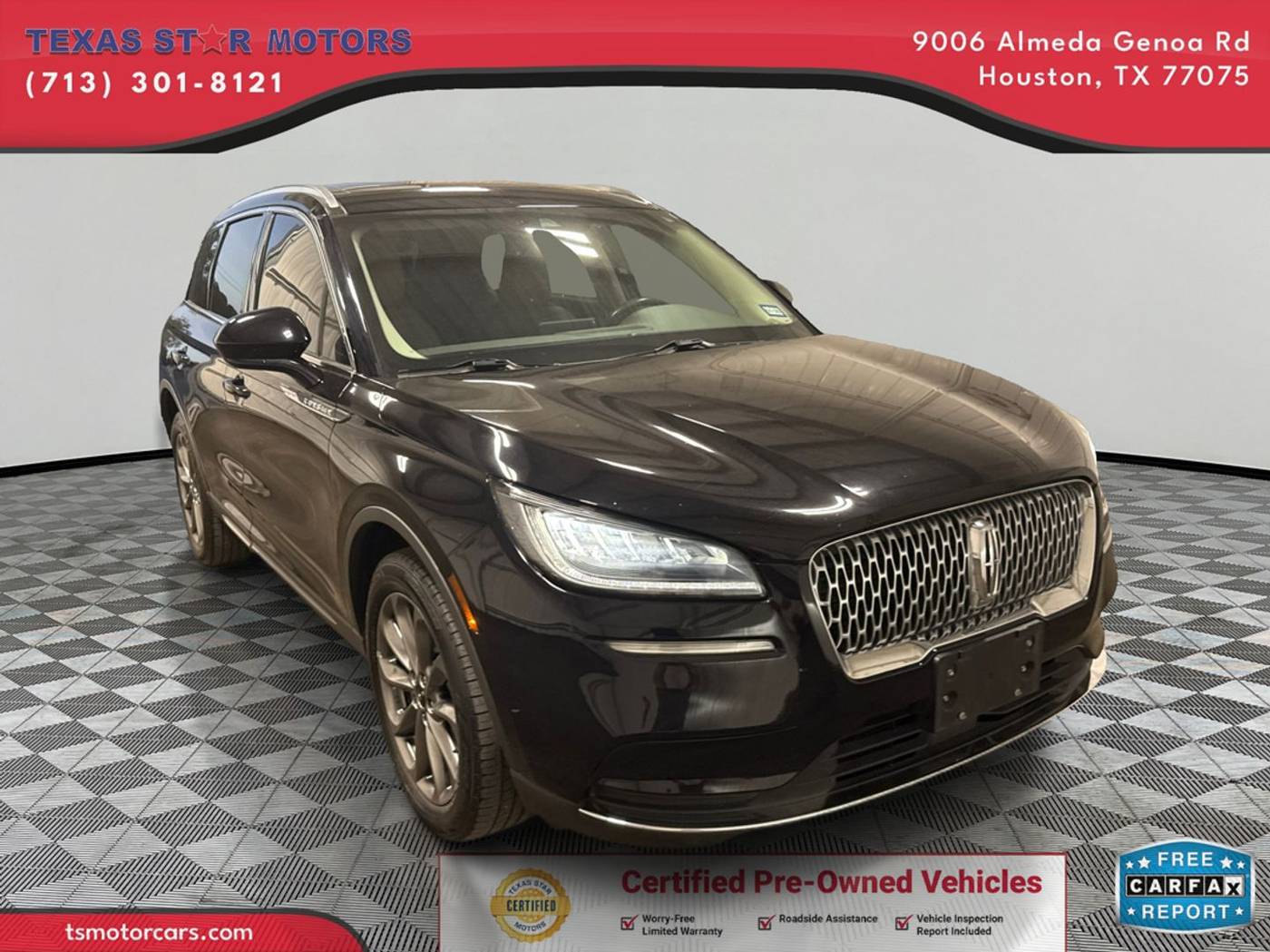 2021 Lincoln Corsair Standard — SUV — 75,813 mi — Houston, TX
