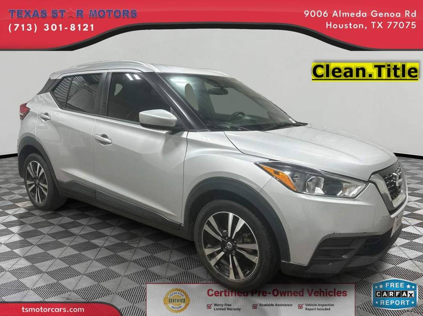2018 Nissan Kicks SV — SUV — 70,386 mi — Houston, TX