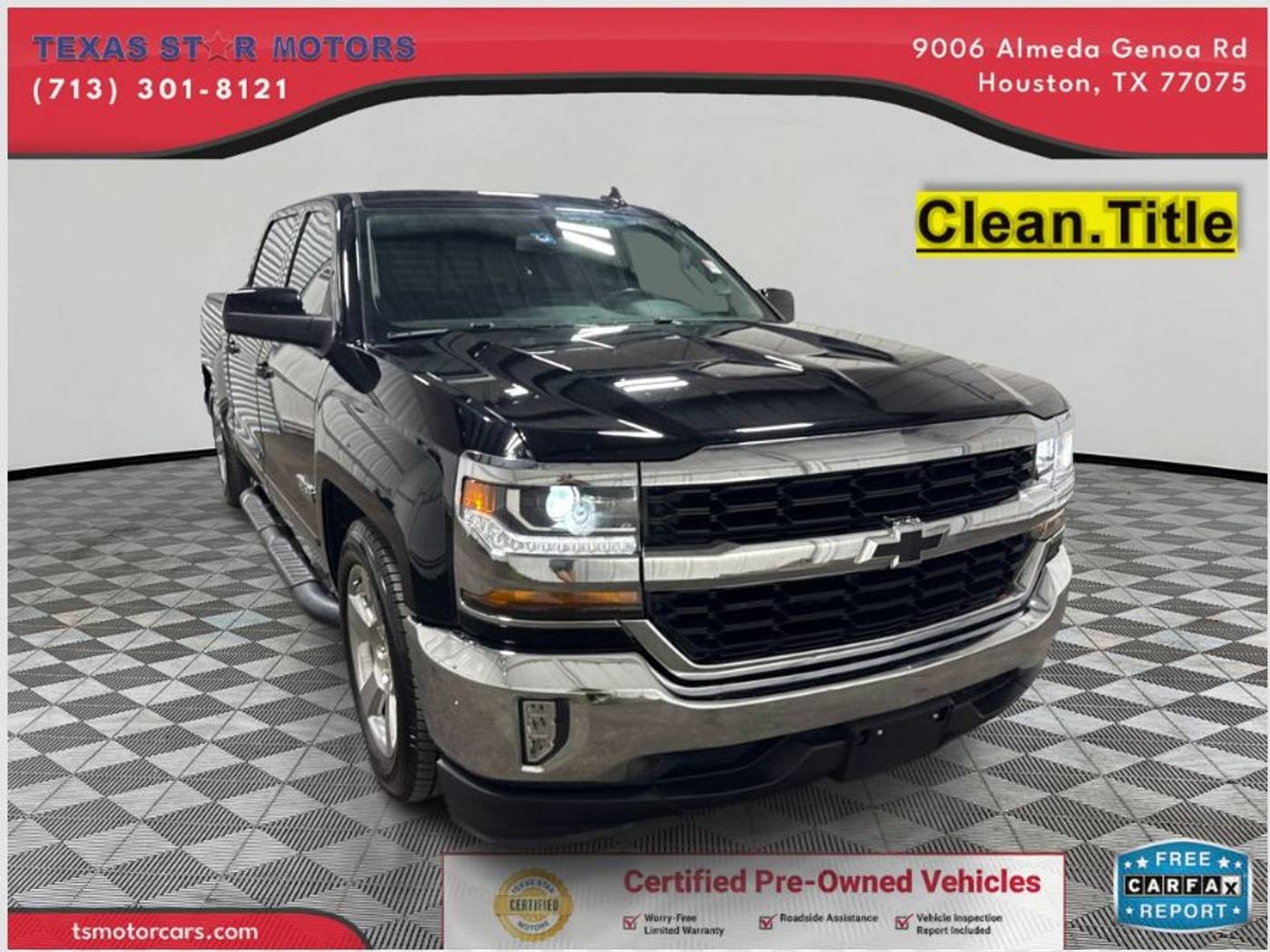 2018 Chevrolet Silverado 1500 LT — Pickup Truck — 50,428 mi — Houston, TX