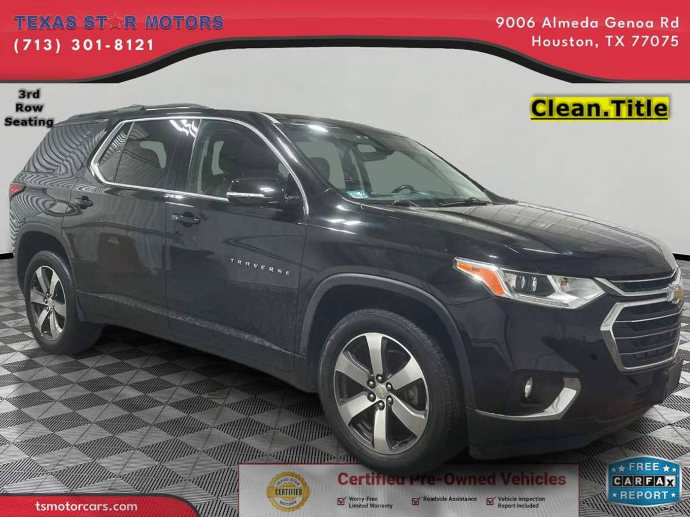 2019 Chevrolet Traverse LT Leather — SUV — 98,609 mi — Houston, TX