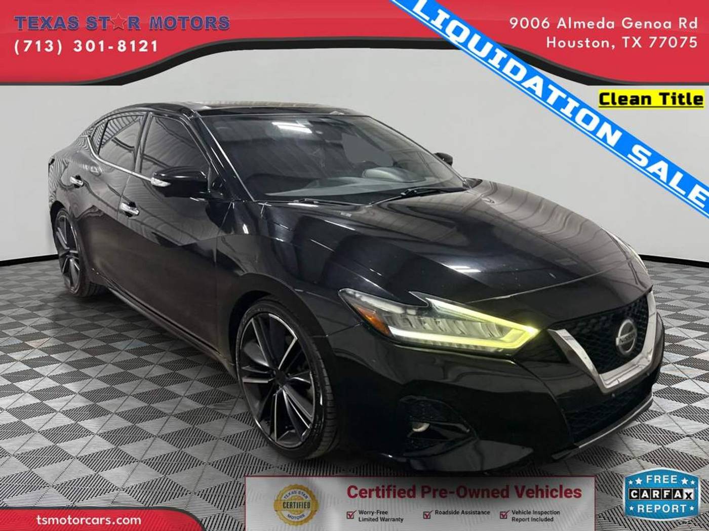 2019 Nissan Maxima Platinum — Sedan — 147,329 mi — Houston, TX