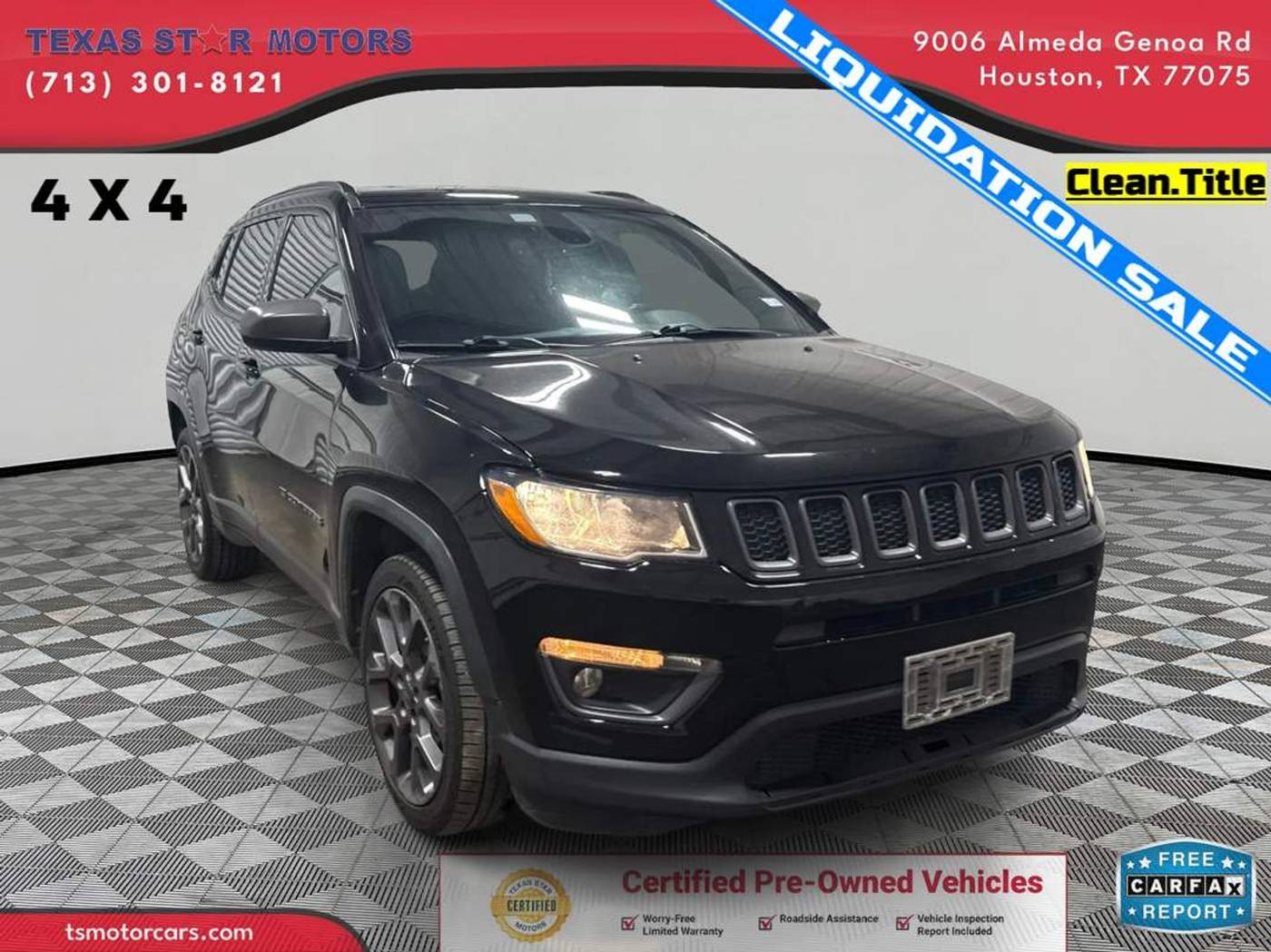 2021 Jeep Compass 80th Special Edition — SUV — 55,443 mi — Houston, TX