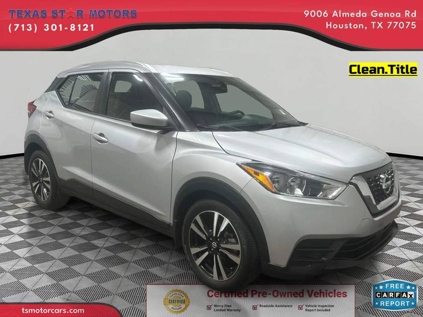 2020 Nissan Kicks SV — SUV — 62,439 mi — Houston, TX