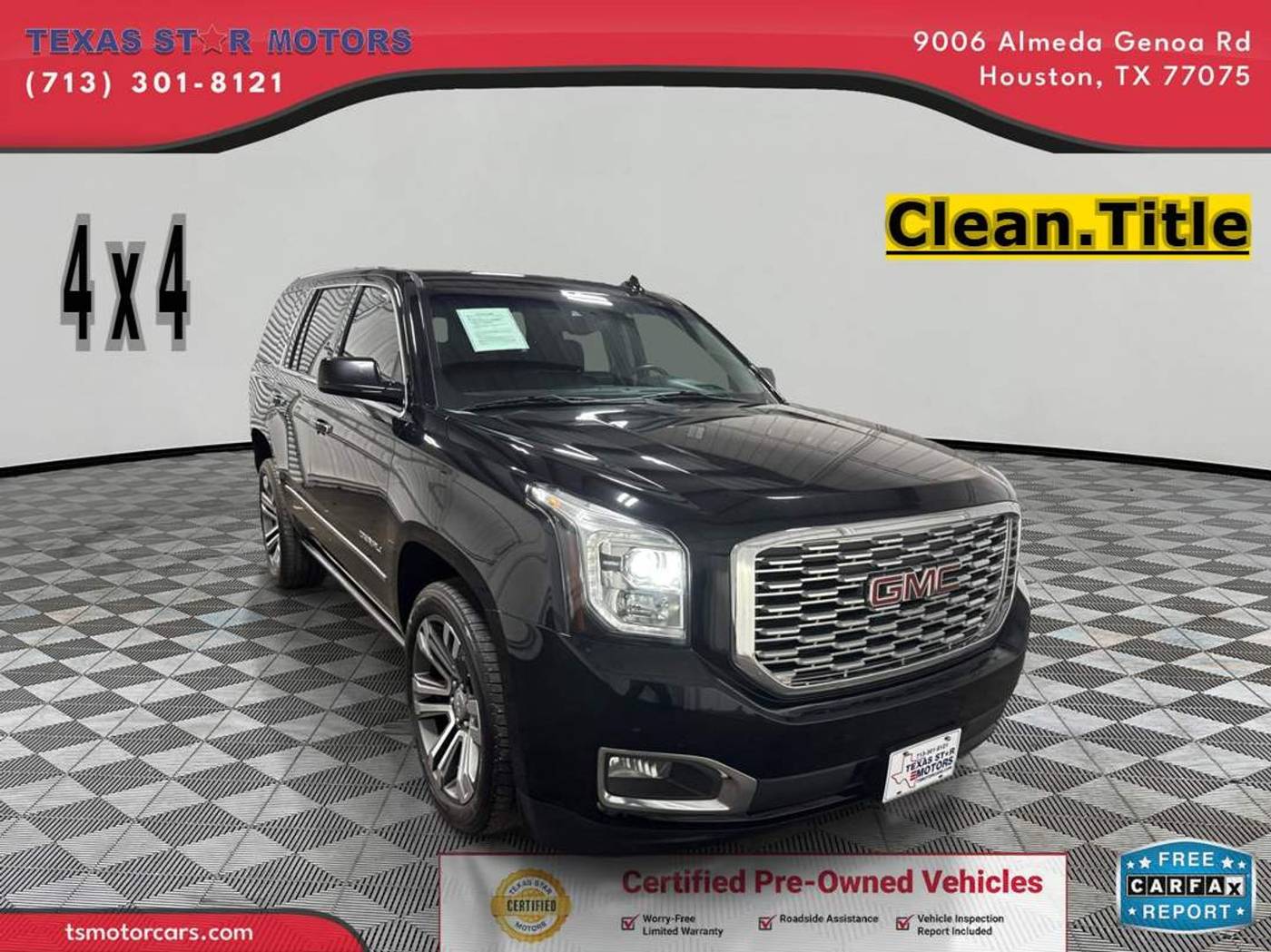 2019 GMC Yukon Denali — SUV — 92,674 mi — Houston, TX