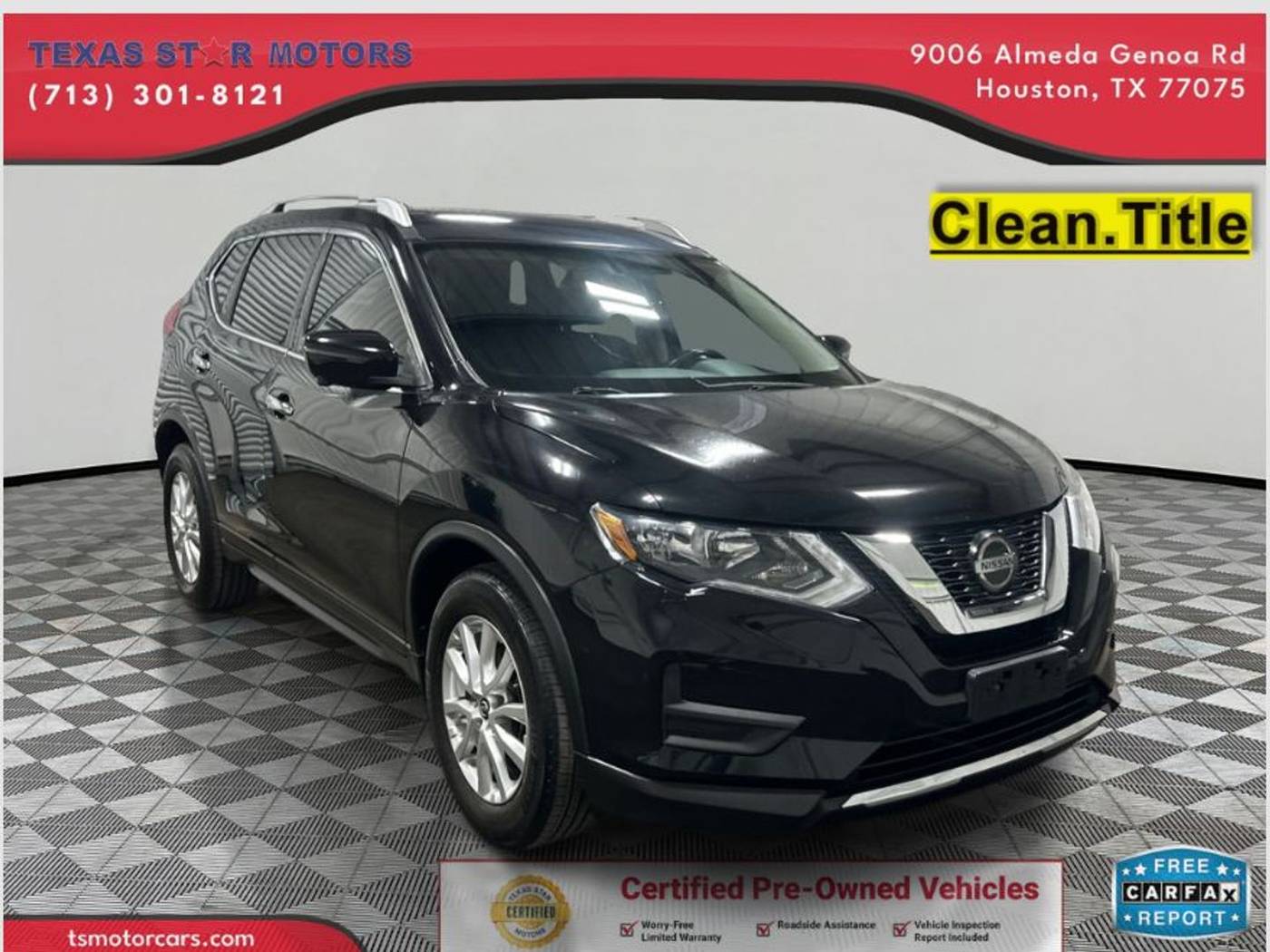2018 Nissan Rogue SV — SUV — 84,873 mi — Houston, TX
