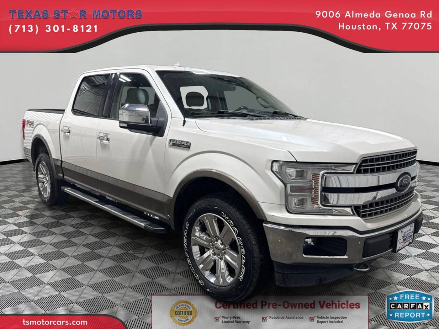 2018 Ford F-150 Lariat — Pickup Truck — 44,642 mi — Houston, TX