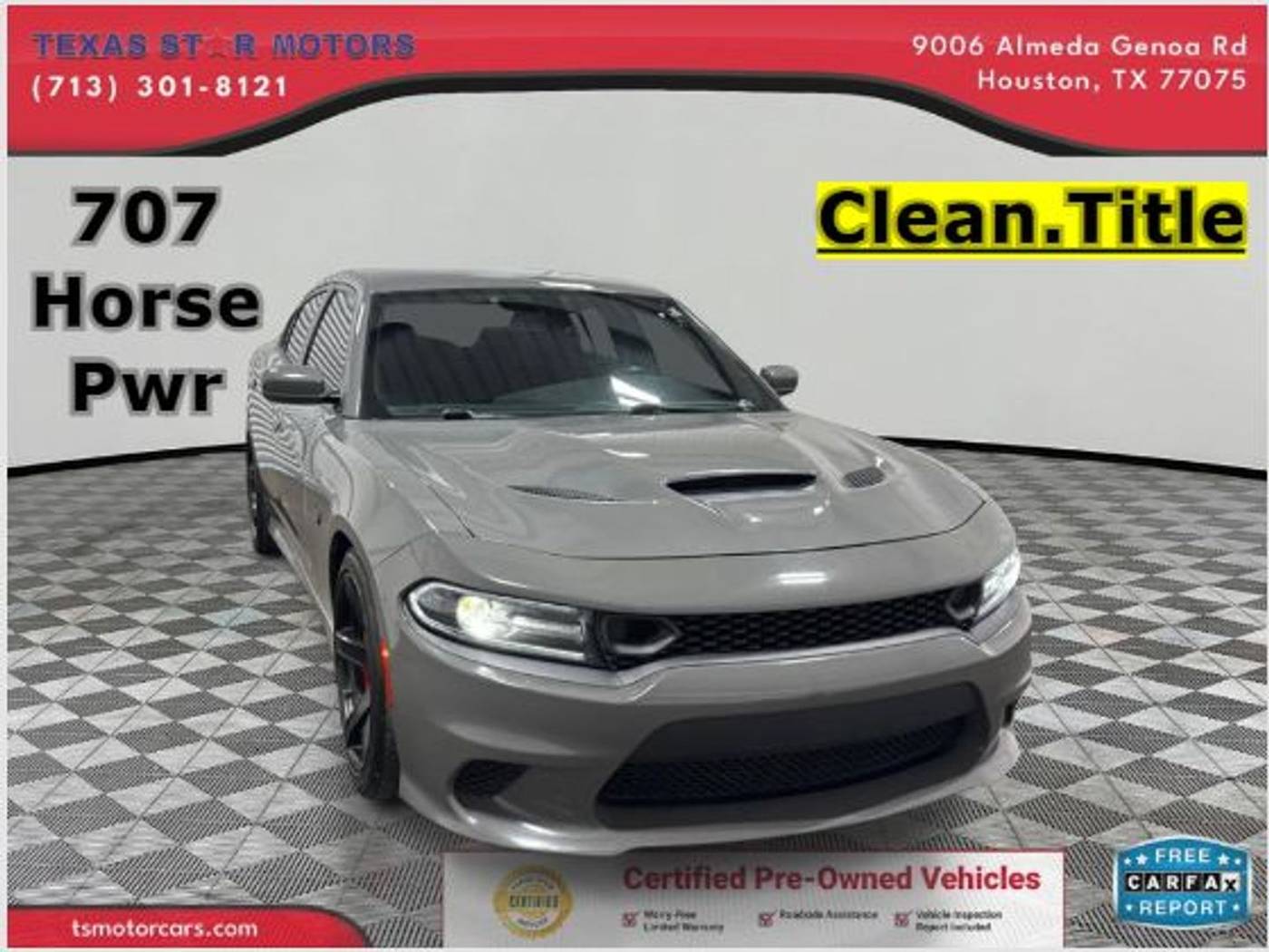 2017 Dodge Charger SRT Hellcat — Sedan — 81,497 mi — Houston, TX