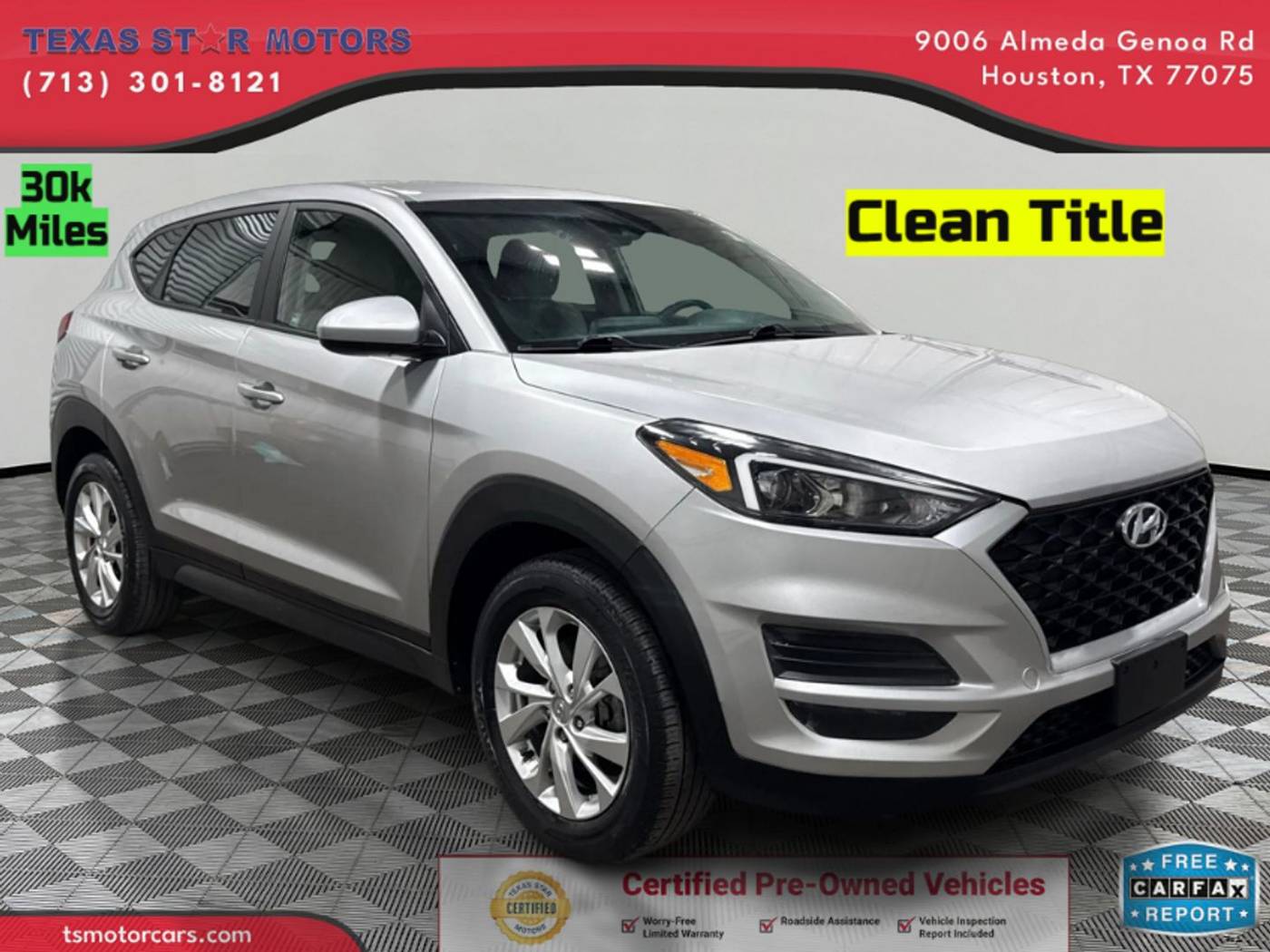 2020 Hyundai Tucson SE — SUV — 30,067 mi — Houston, TX