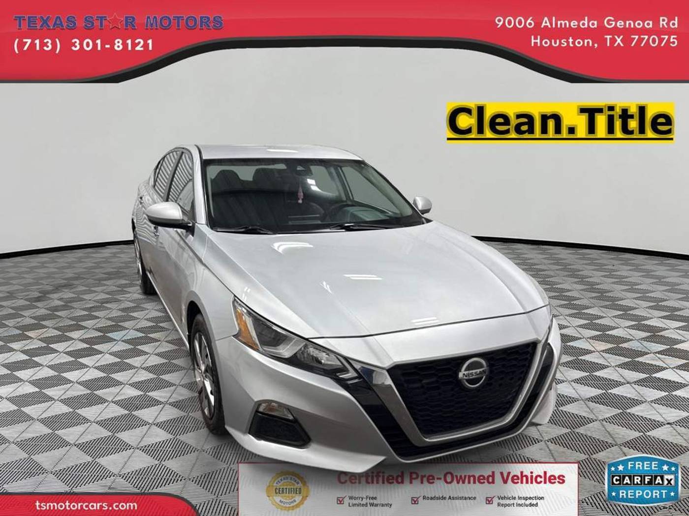 2021 Nissan Altima S — Sedan — 78,932 mi — Houston, TX