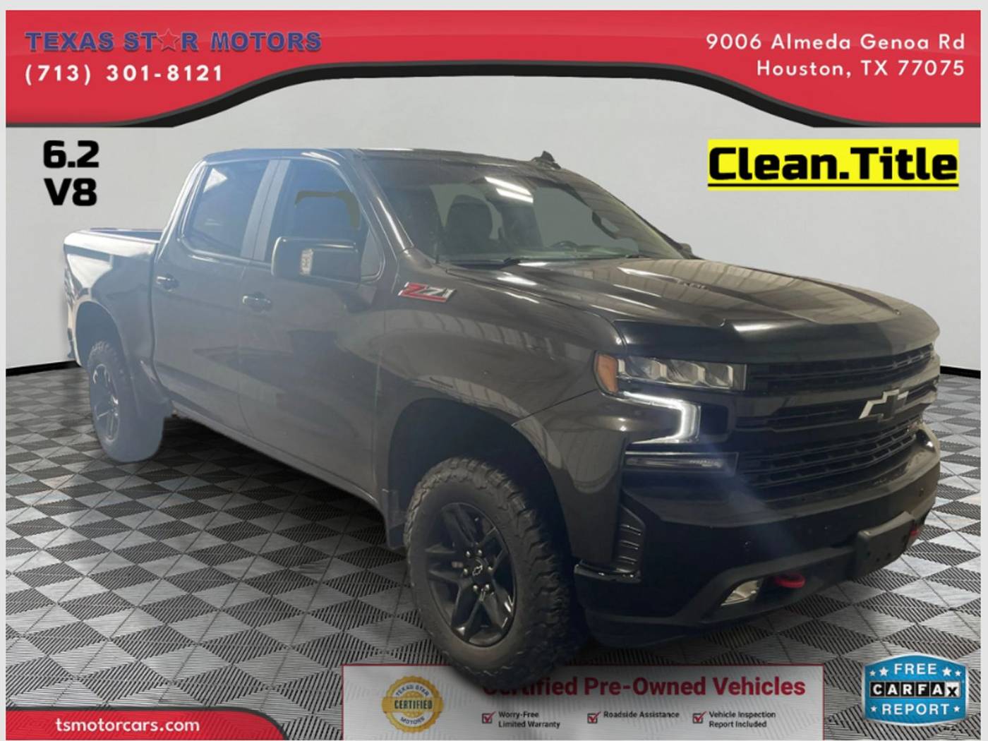 2022 Chevrolet Silverado 1500 LTD LT Trail Boss — Pickup Truck — 87,883 mi — Houston, TX