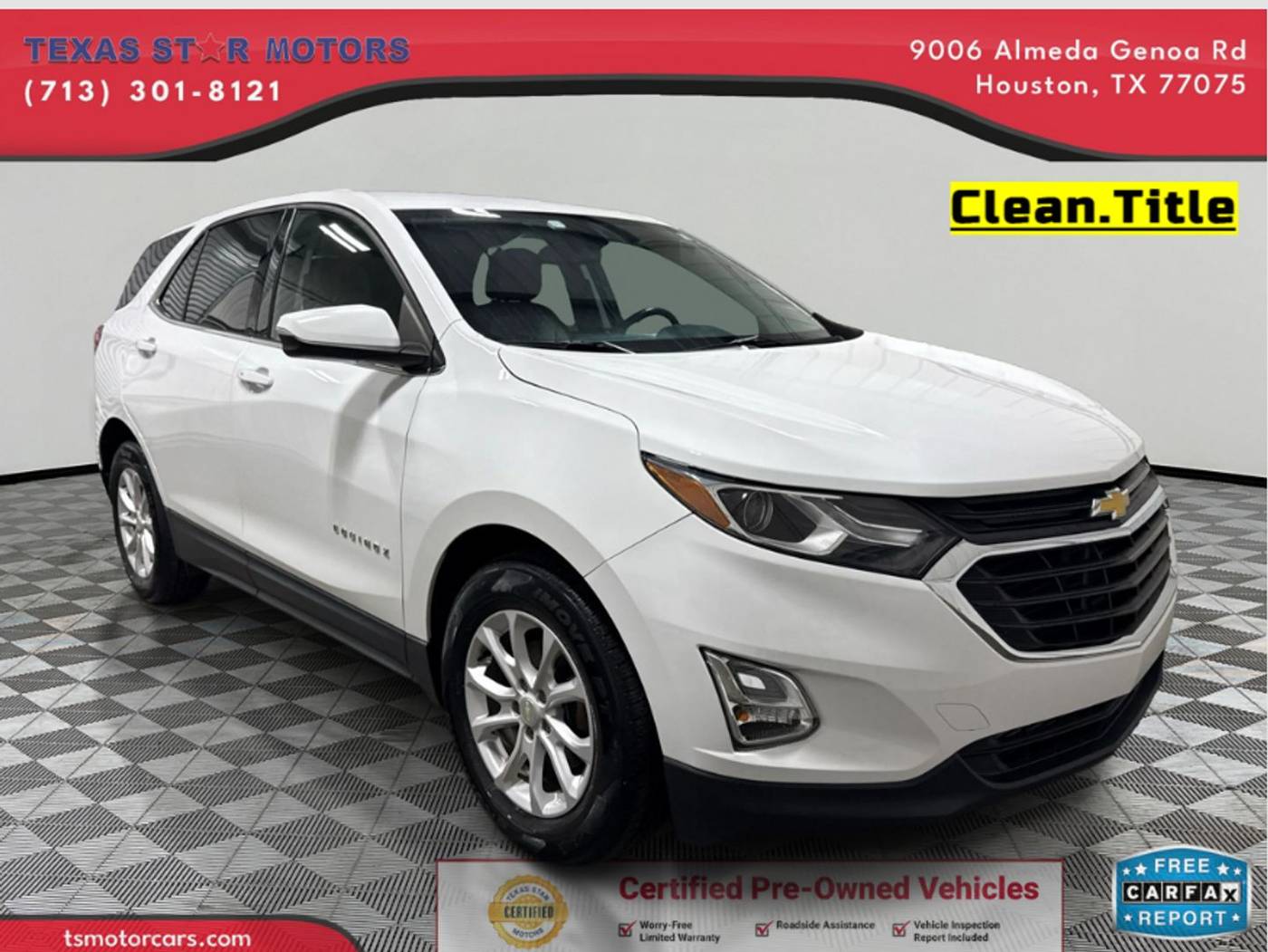 2019 Chevrolet Equinox LT — SUV — 97,710 mi — Houston, TX