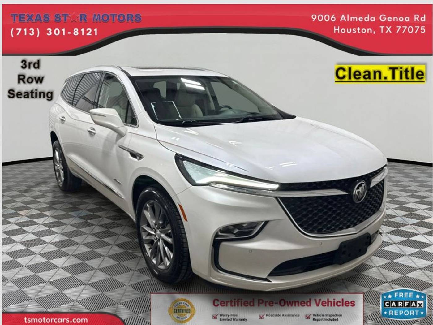 2022 Buick Enclave Avenir — SUV — 75,844 mi — Houston, TX