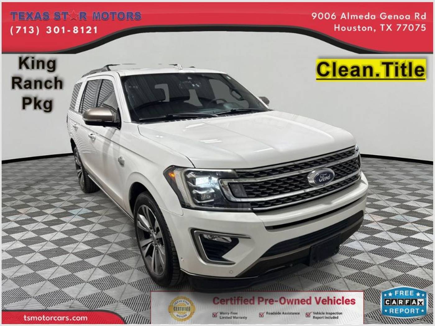 2020 Ford Expedition King Ranch — SUV — 99,452 mi — Houston, TX