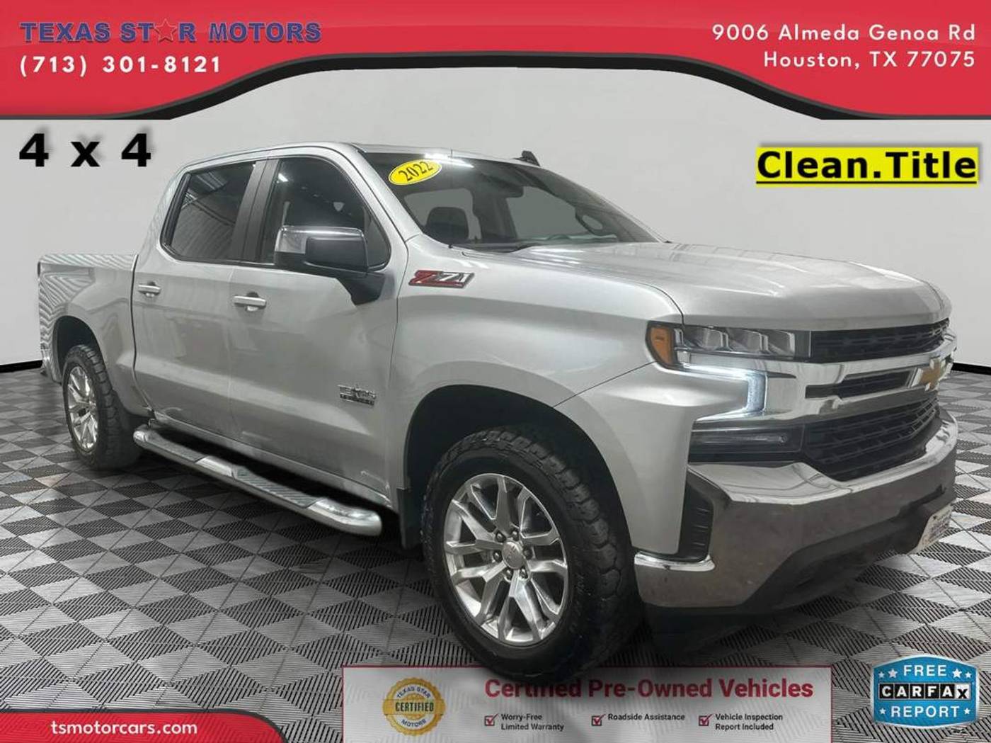 2022 Chevrolet Silverado 1500 LTD LT — Pickup Truck — 73,472 mi — Houston, TX