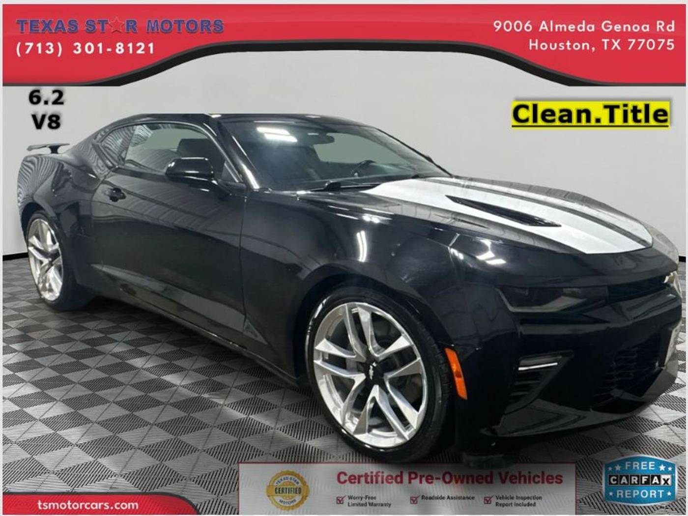 2017 Chevrolet Camaro 2SS — Coupe — 70,244 mi — Houston, TX