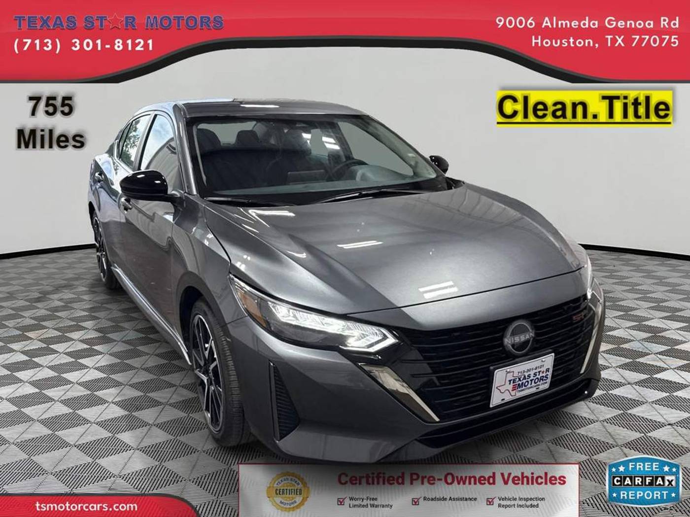 2025 Nissan Sentra SR — Sedan — 755 mi — Houston, TX